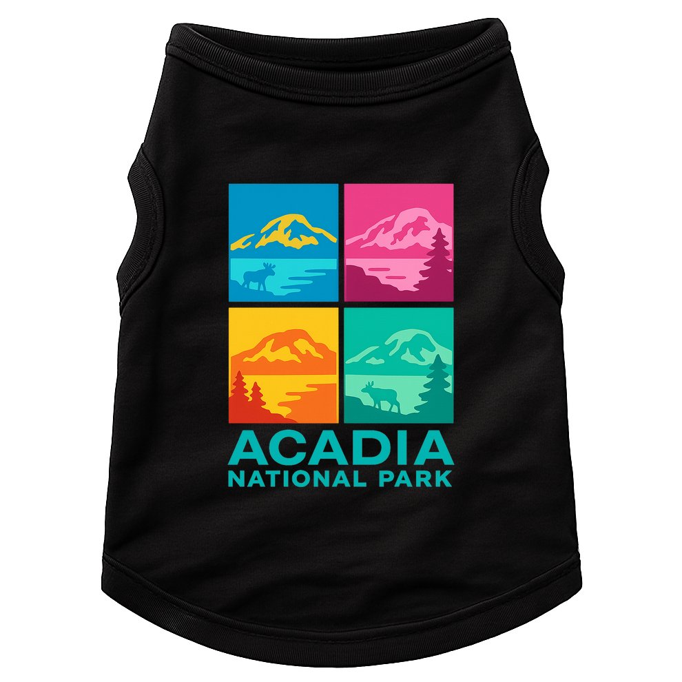 Acadia National Park Warhol Style Doggie Tank