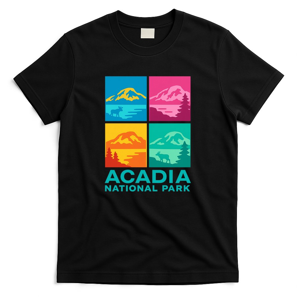 Acadia National Park Warhol Style T-Shirt