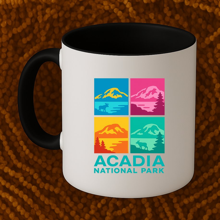 Acadia National Park Warhol Style Mug