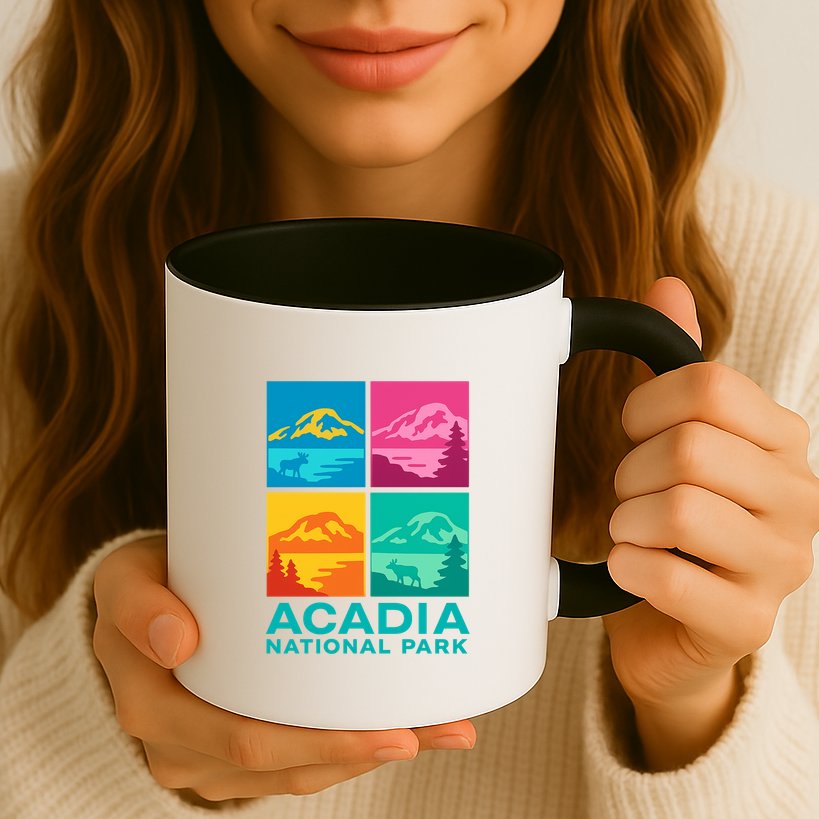 Acadia National Park Warhol Style Mug