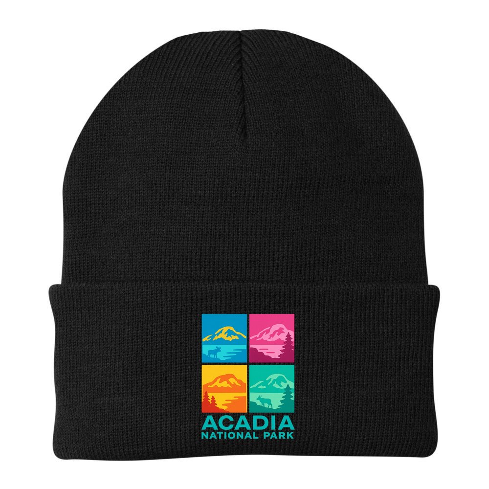 Acadia National Park Warhol Style Beanie