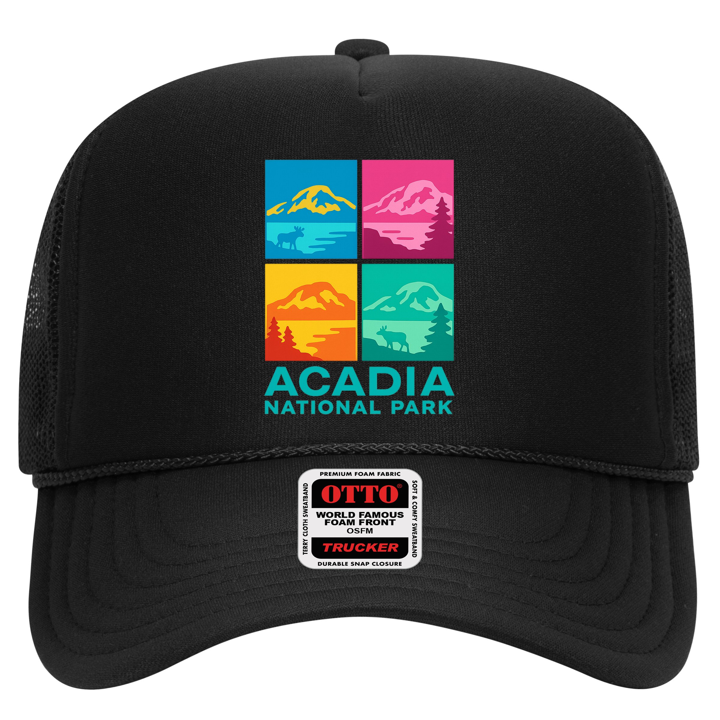 Acadia National Park Warhol Style Hat