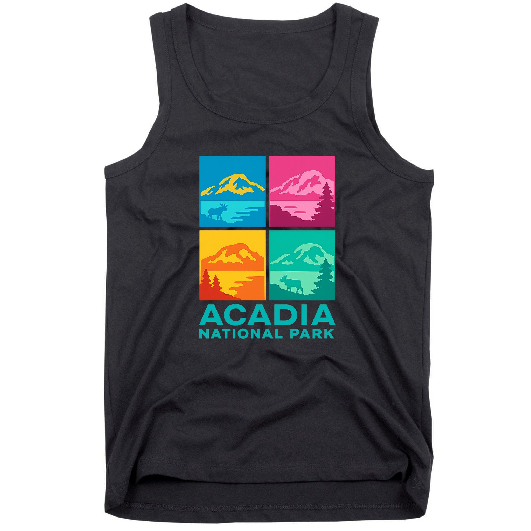 Acadia National Park Warhol Style Tank Top
