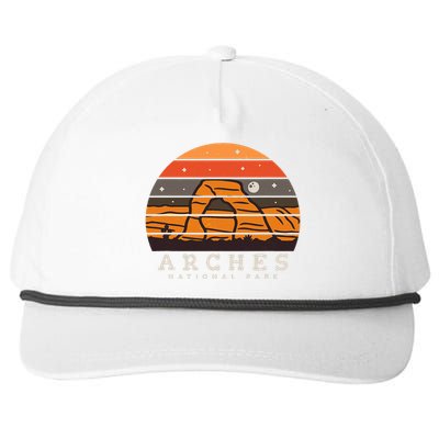 Arches National Park Moab Utah Vintage Snapback Five-Panel Rope Hat