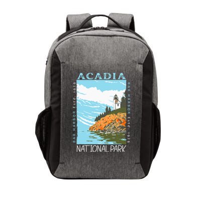 Acadia National Park Bar Harbor Maine Vintage Vector Backpack