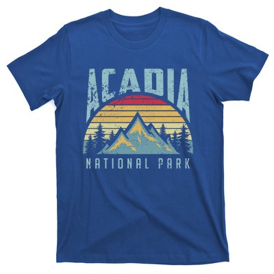 Acadia National Park Maine Mountains Retro Gift T-Shirt