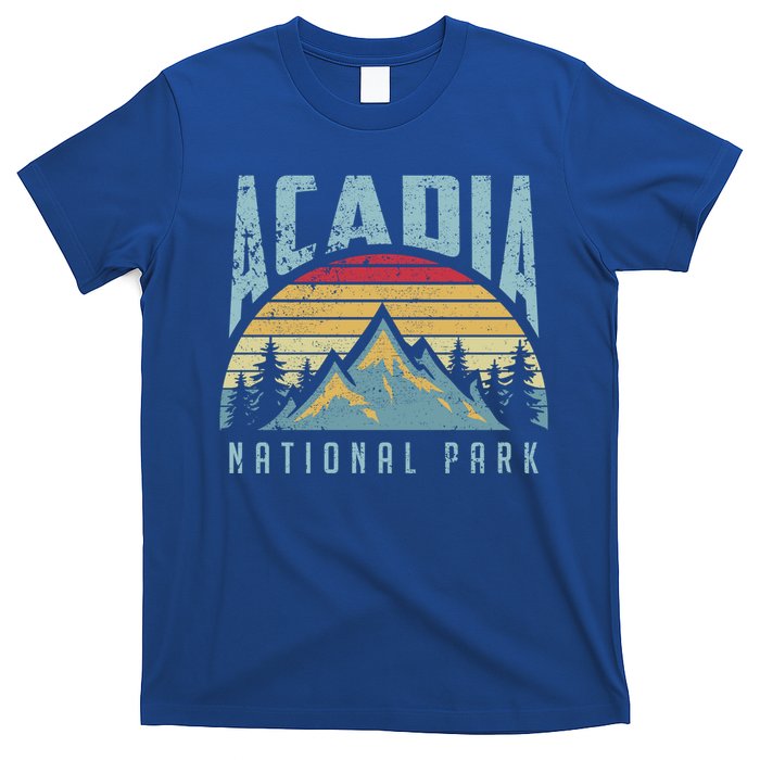 Acadia National Park Maine Mountains Retro Gift T-Shirt