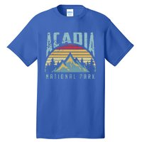 Acadia National Park Maine Mountains Retro Gift Tall T-Shirt