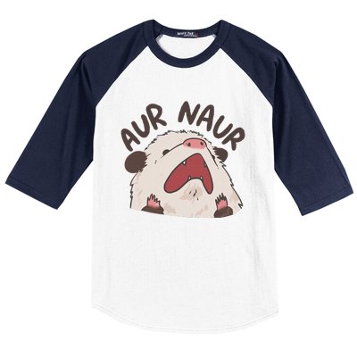 Aur Naur Possum Baseball Sleeve Shirt