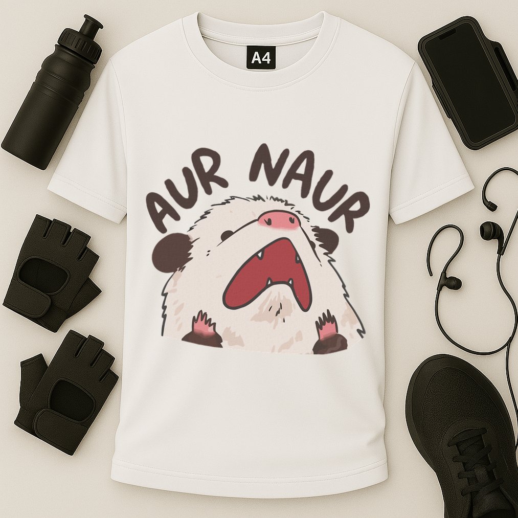 Aur Naur Possum Cooling Performance Crew T-Shirt