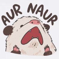 Aur Naur Possum 11oz C Handle Ceramic Mug