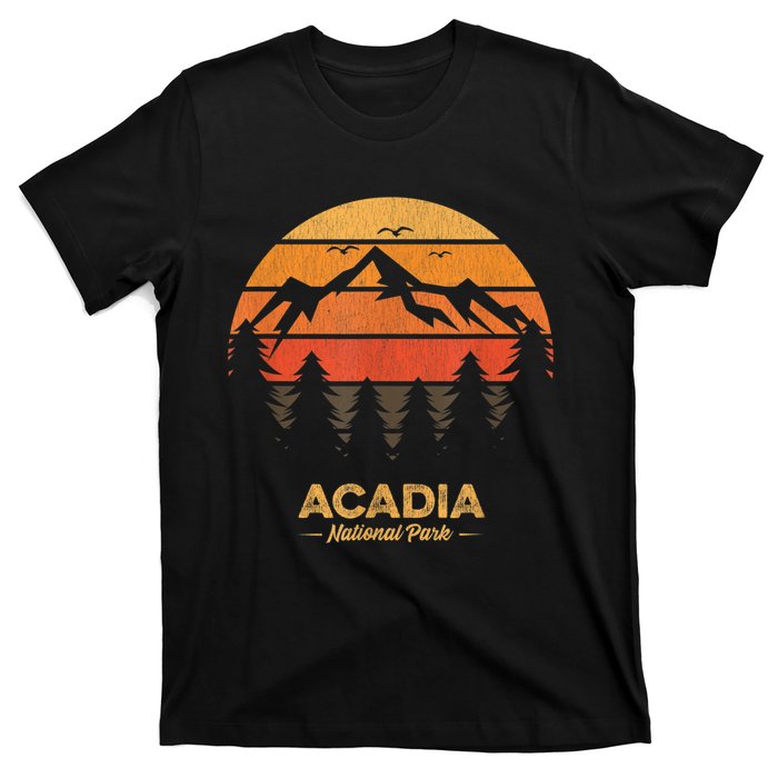 Acadia National Park Retro Vintage Souvenir T-Shirt