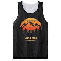 Acadia National Park Retro Vintage Souvenir Mesh Reversible Basketball Jersey Tank