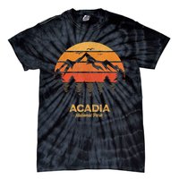 Acadia National Park Retro Vintage Souvenir Tie-Dye T-Shirt