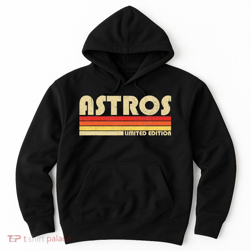 Astros Name Personalized Vintage Retro Astros Sport Name Hoodie