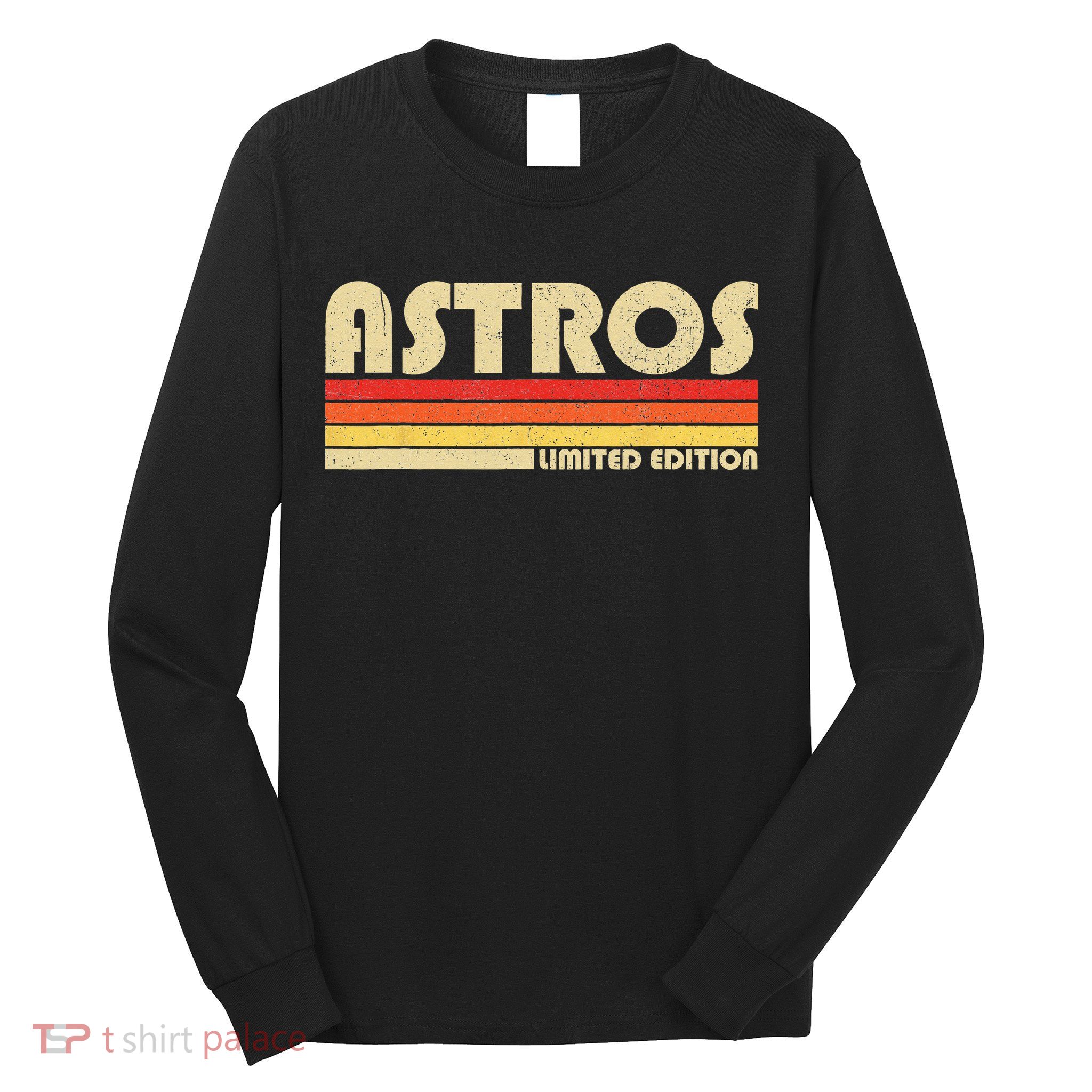 Astros Name Personalized Vintage Retro Astros Sport Name Long Sleeve Shirt