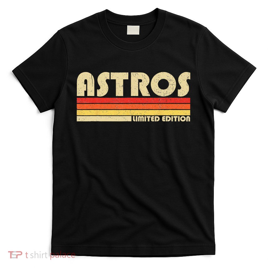 Astros Name Personalized Vintage Retro Astros Sport Name T-Shirt
