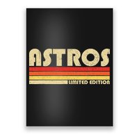 Astros Name Personalized Vintage Retro Astros Sport Name Poster