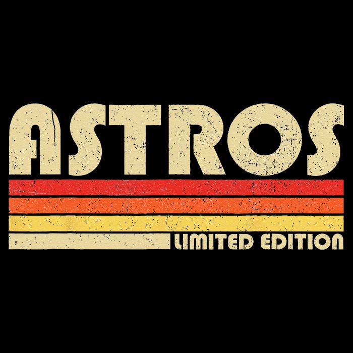 Astros Name Personalized Vintage Retro Astros Sport Name Poster
