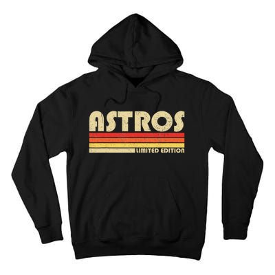 Astros Name Personalized Vintage Retro Astros Sport Name Tall Hoodie