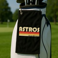 Astros Name Personalized Vintage Retro Astros Sport Name Golf Towel