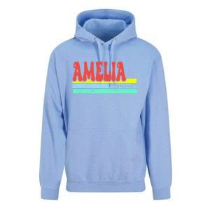 Amelia Name Personalized Cute Idea Unisex Surf Hoodie