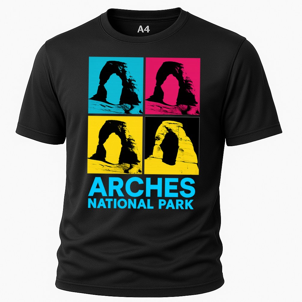 Arches National Park Warhol Style Cooling Performance Crew T-Shirt