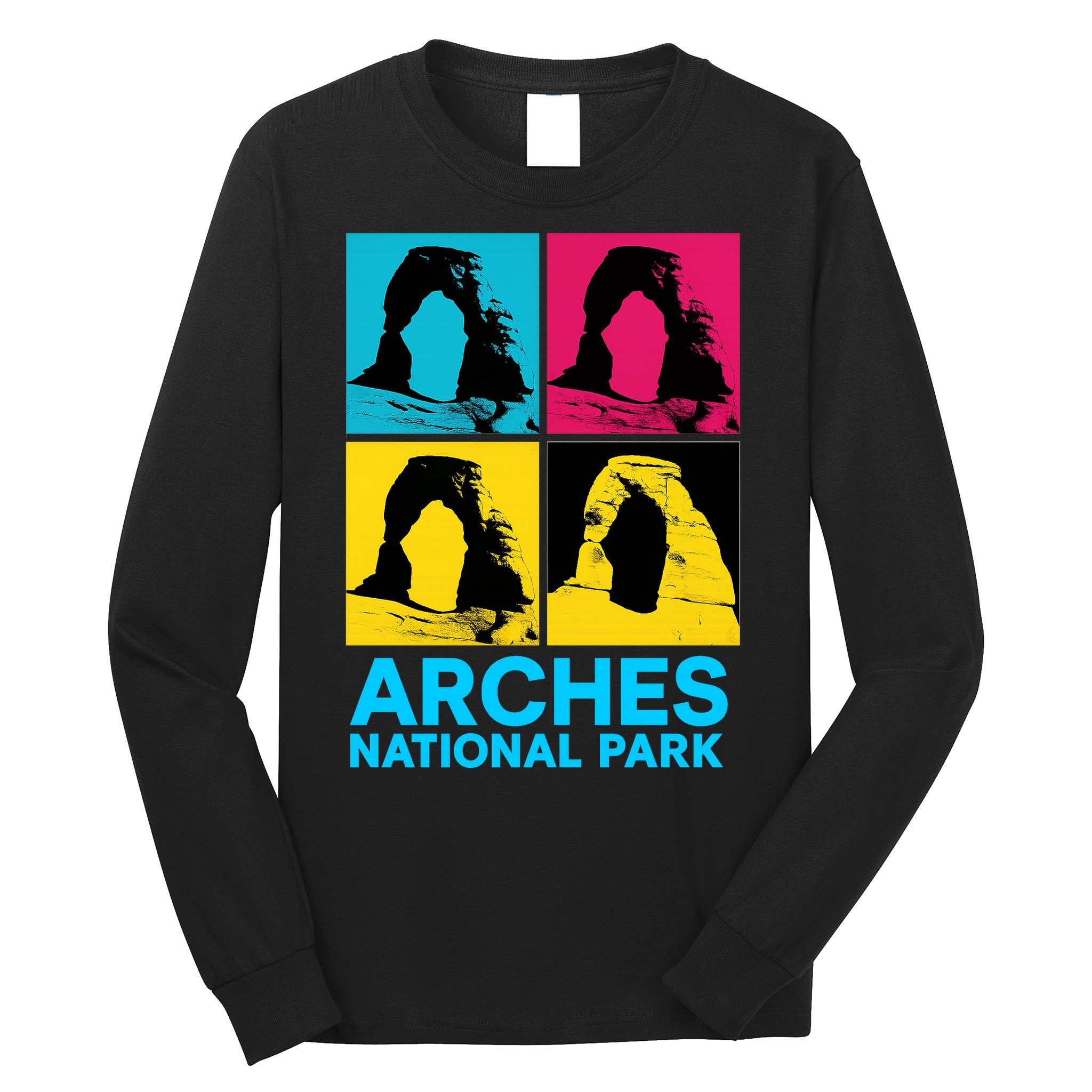 Arches National Park Warhol Style Long Sleeve Shirt