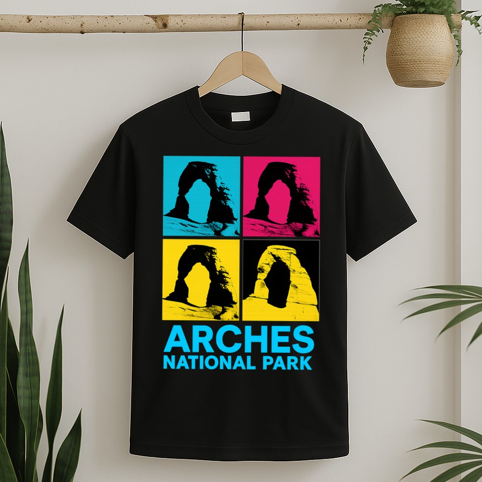 Arches National Park Warhol Style T-Shirt