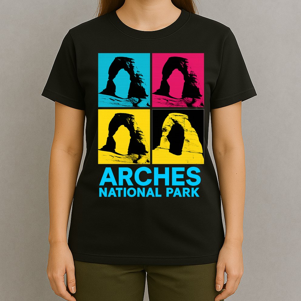 Arches National Park Warhol Style T-Shirt