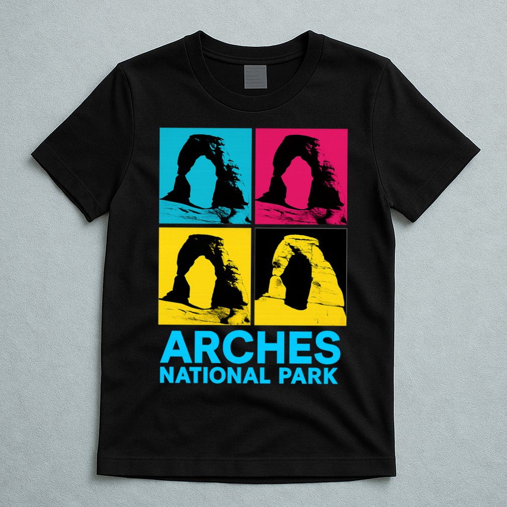 Arches National Park Warhol Style T-Shirt