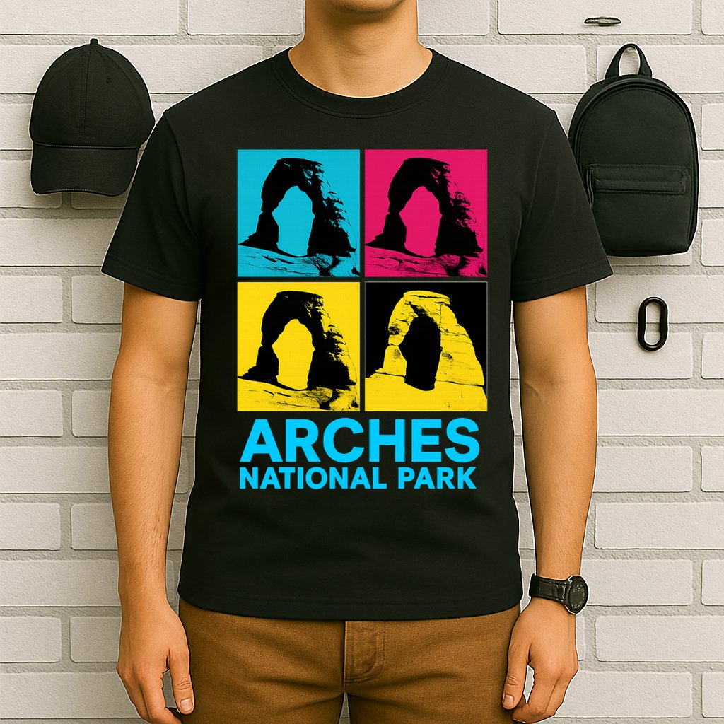Arches National Park Warhol Style T-Shirt
