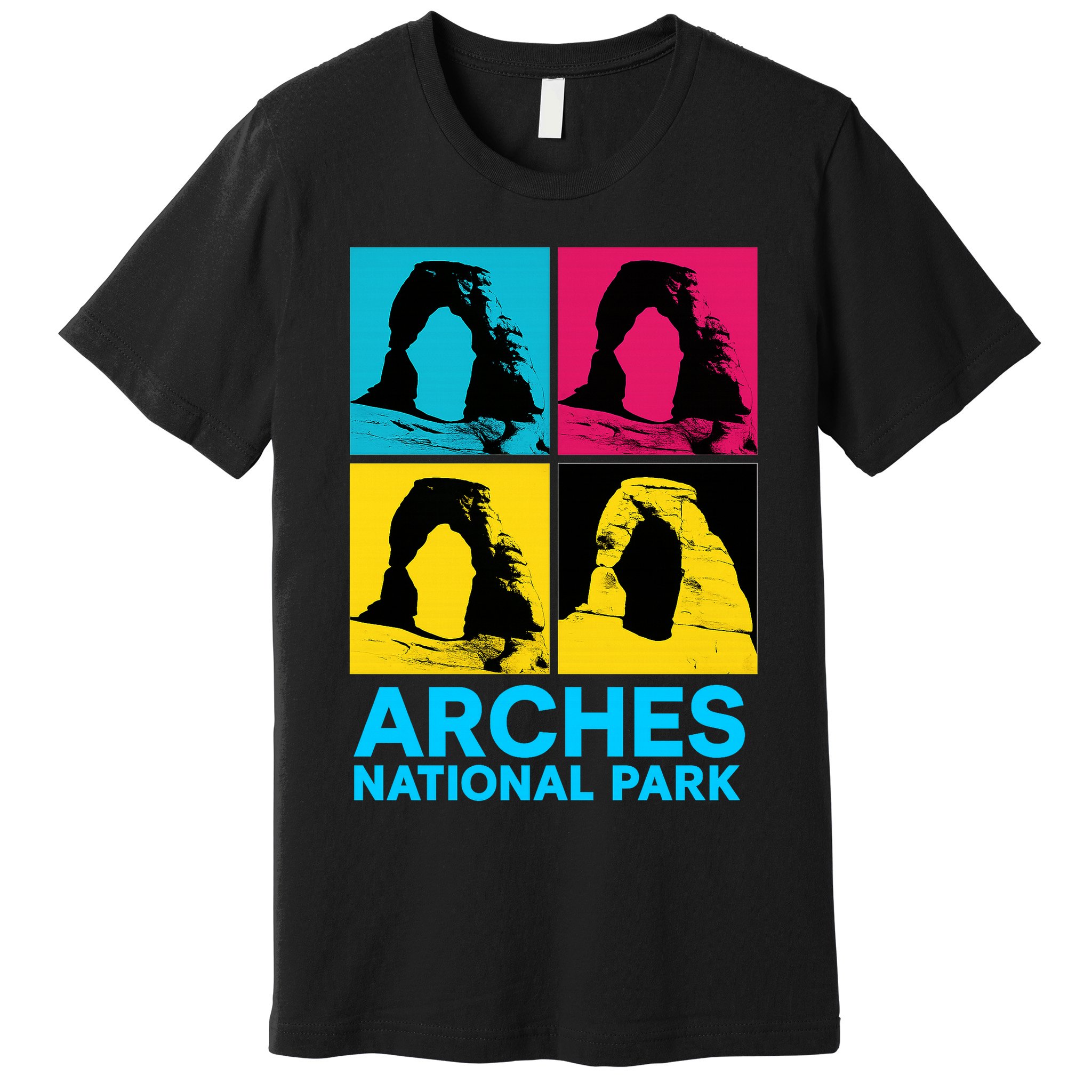 Arches National Park Warhol Style Premium T-Shirt