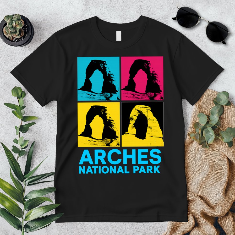 Arches National Park Warhol Style Premium T-Shirt