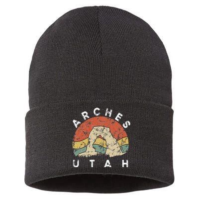 Arches National Park Utah Vacation Road Trip Sustainable Knit Beanie