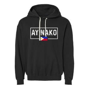 Ay Nako Philippines Filipino Garment-Dyed Fleece Hoodie