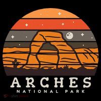 Arches National Park Moab Utah Vintage T-Shirt