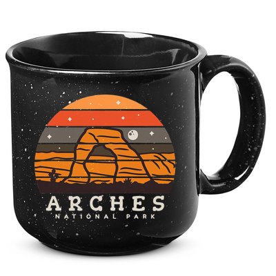 Arches National Park Moab Utah Vintage 15oz Campfire Ceramic Mug