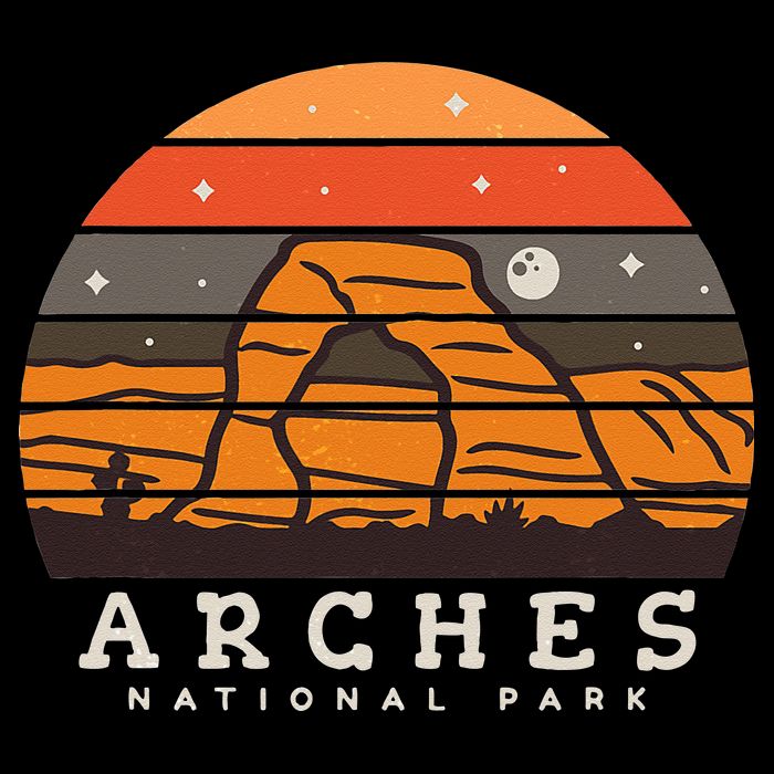 Arches National Park Moab Utah Vintage Bag