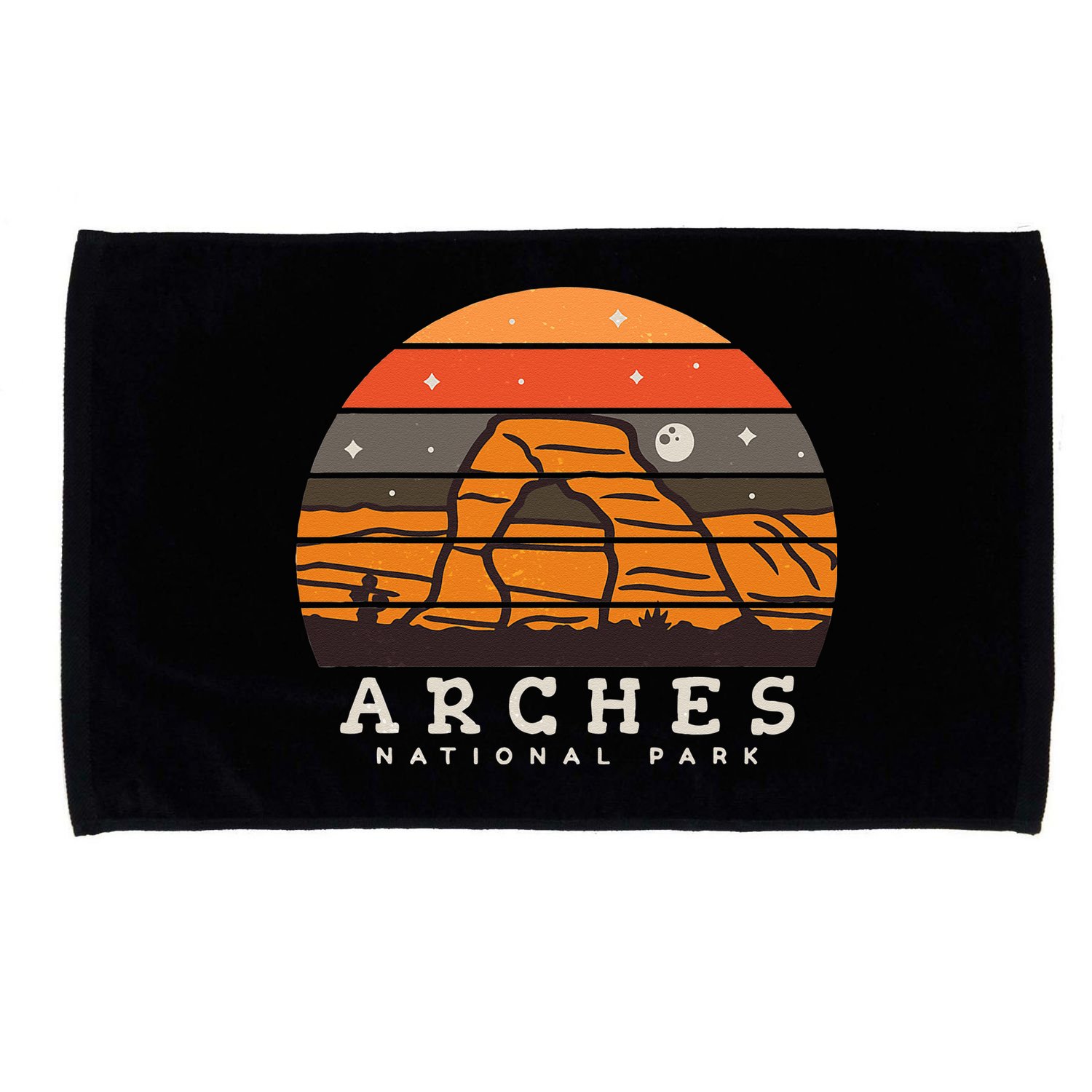 Arches National Park Moab Utah Vintage Microfiber Hand Towel