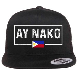 Ay Nako Philippines Filipino Flat Bill Trucker Hat