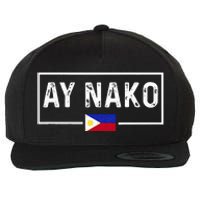 Ay Nako Philippines Filipino Wool Snapback Cap