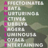 Annabelle Name Personalized Gift Legacy Tie Dye Trucker Hat