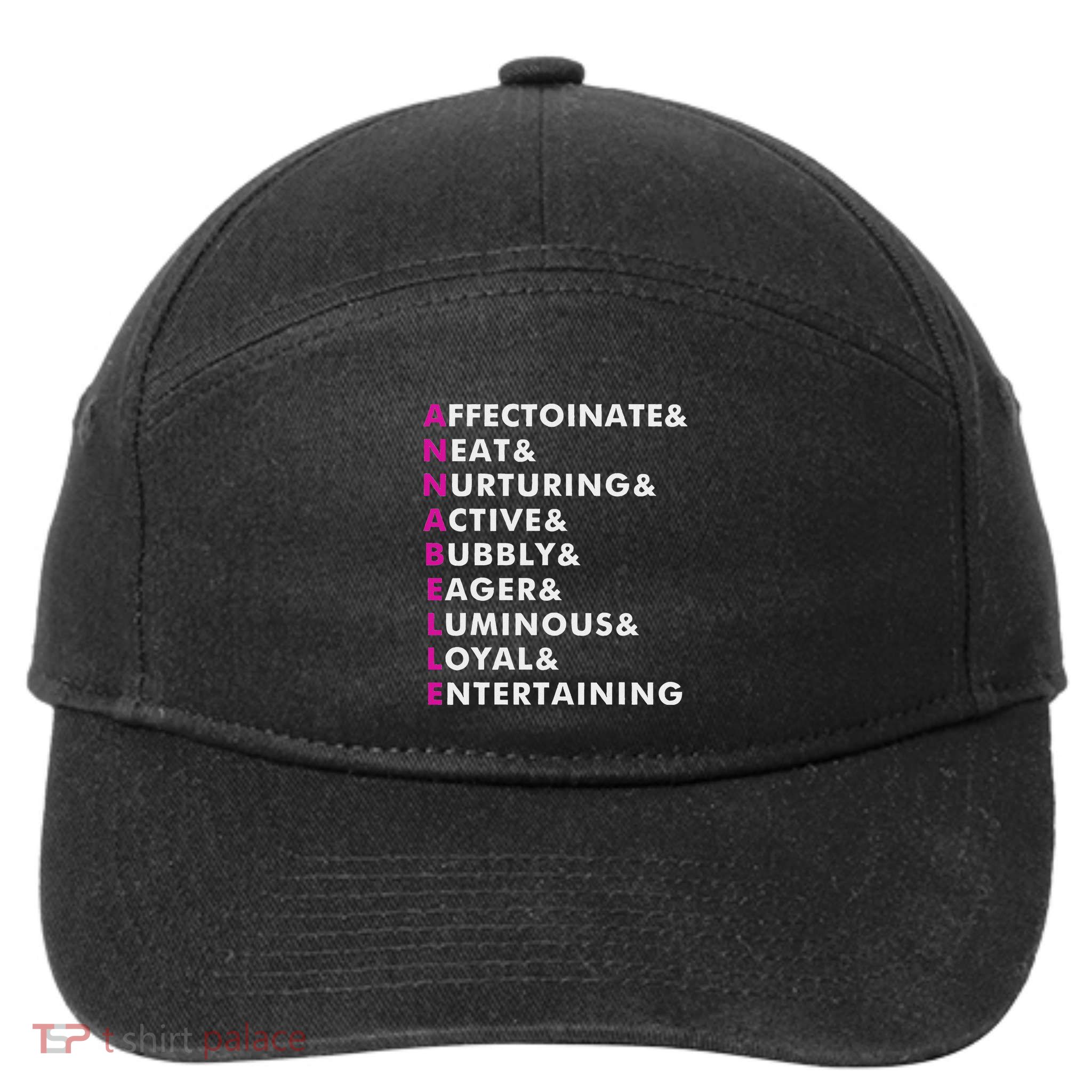 Annabelle Name Personalized Gift 7-Panel Snapback Hat
