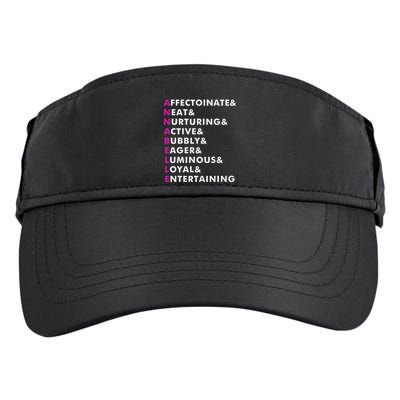 Annabelle Name Personalized Gift Adult Drive Performance Visor