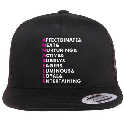 Annabelle Name Personalized Gift Flatbill Hat