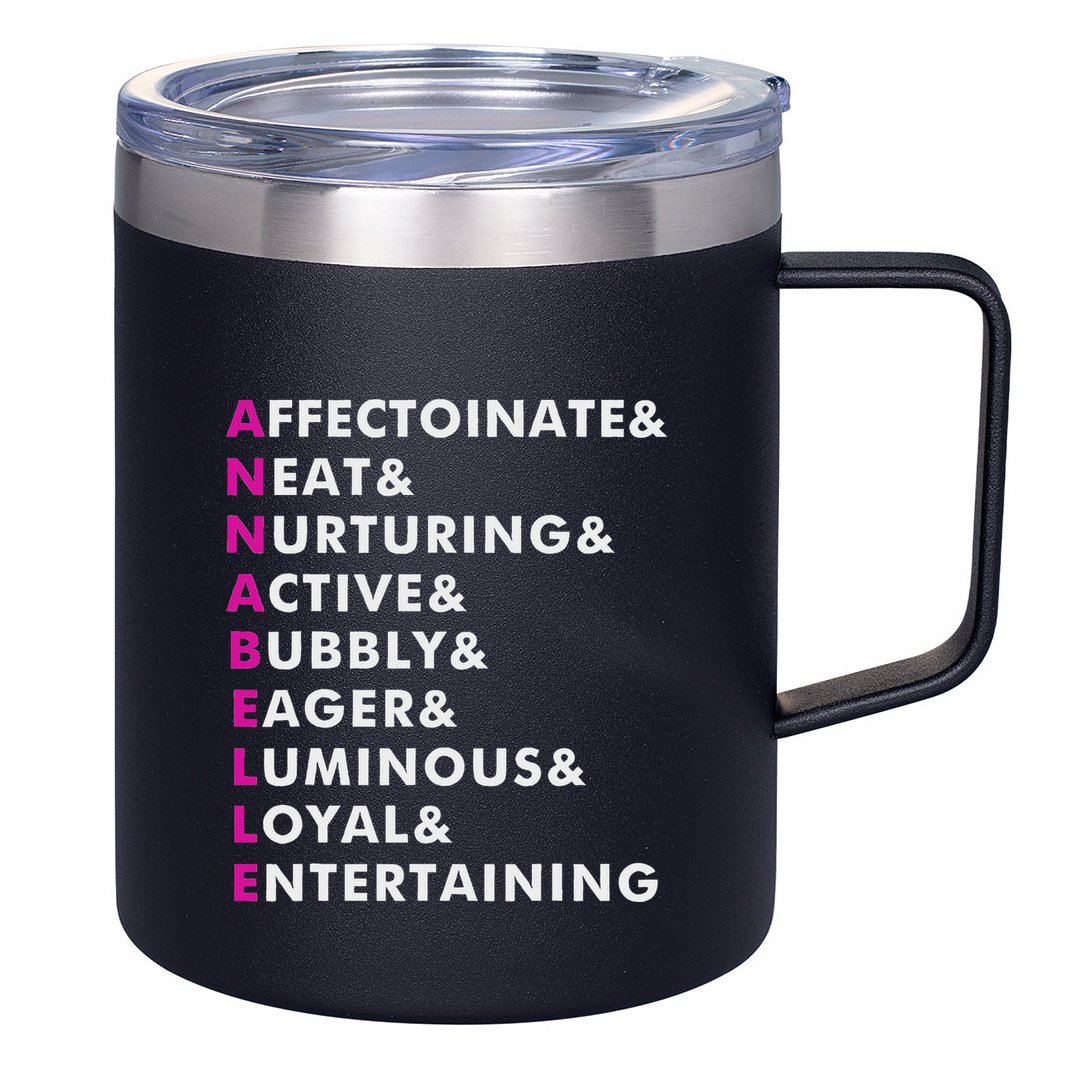 Annabelle Name Personalized Gift 12oz Stainless Steel Coffee Mug