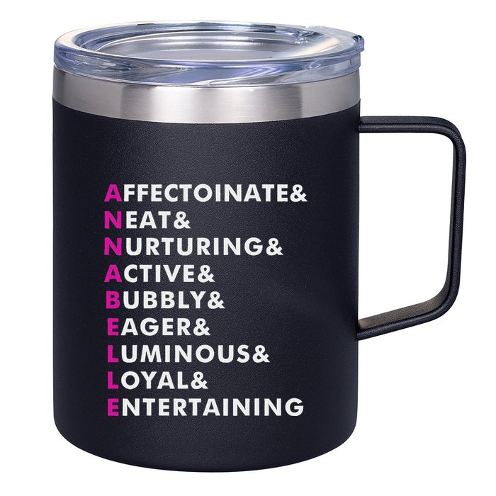 Annabelle Name Personalized Gift 12oz Stainless Steel Coffee Mug