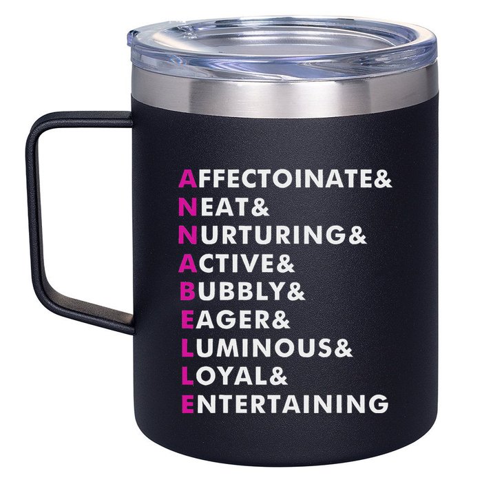 Annabelle Name Personalized Gift 12oz Stainless Steel Coffee Mug