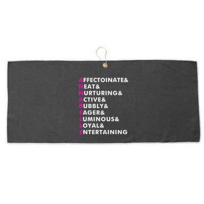 Annabelle Name Personalized Gift Large Microfiber Waffle Golf Towel
